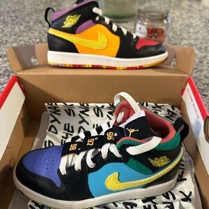 RARE The Air Jordan 1 Mid "Rivals" Size 1Y